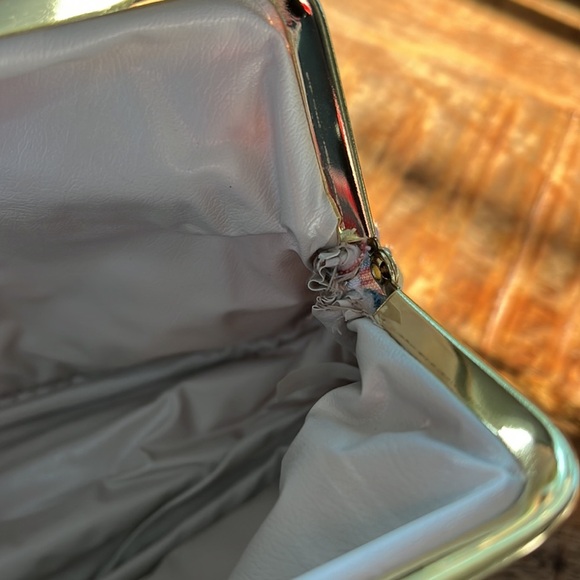 Diane Von Furstenberg Vintage Floral Fabric Cosmetic Purse - Picture 6 of 10